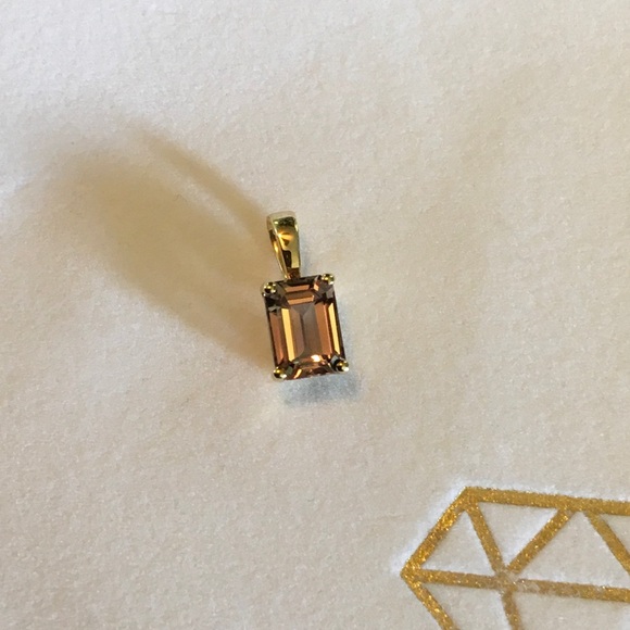 Rare Diaspora (Csarite) & 10k Gold Pendant w/ COA - Picture 2 of 8